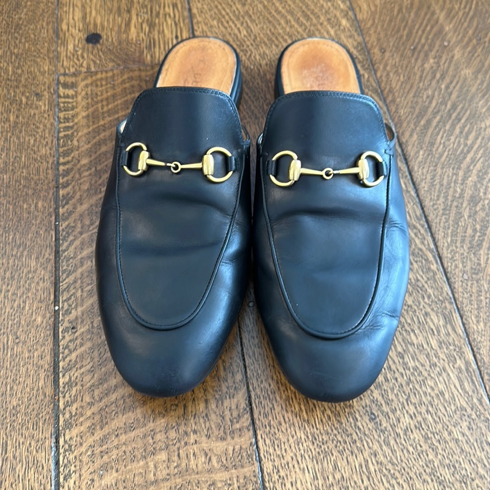 Great condition Gucci Princetown Mules - size 38.5